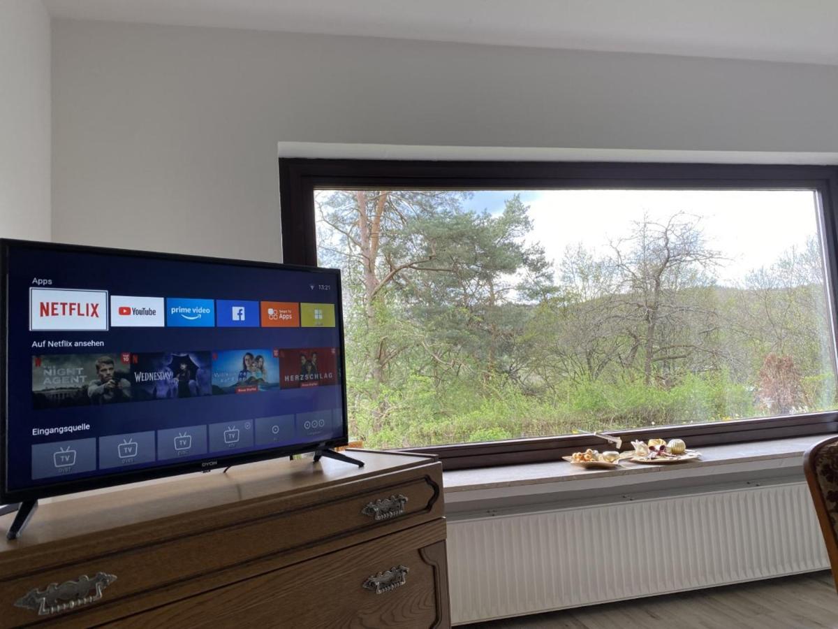 Schone Ferienwohnung Mit Waldblick In Dillenburg Luaran gambar